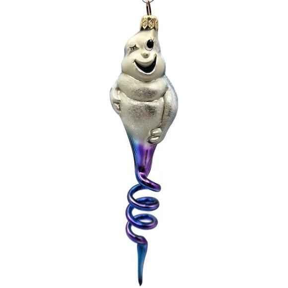 Christopher Radko Ghost Spirit Swirl Halloween Christmas Tree Ornament 99-070-0 - Picture 2 of 12